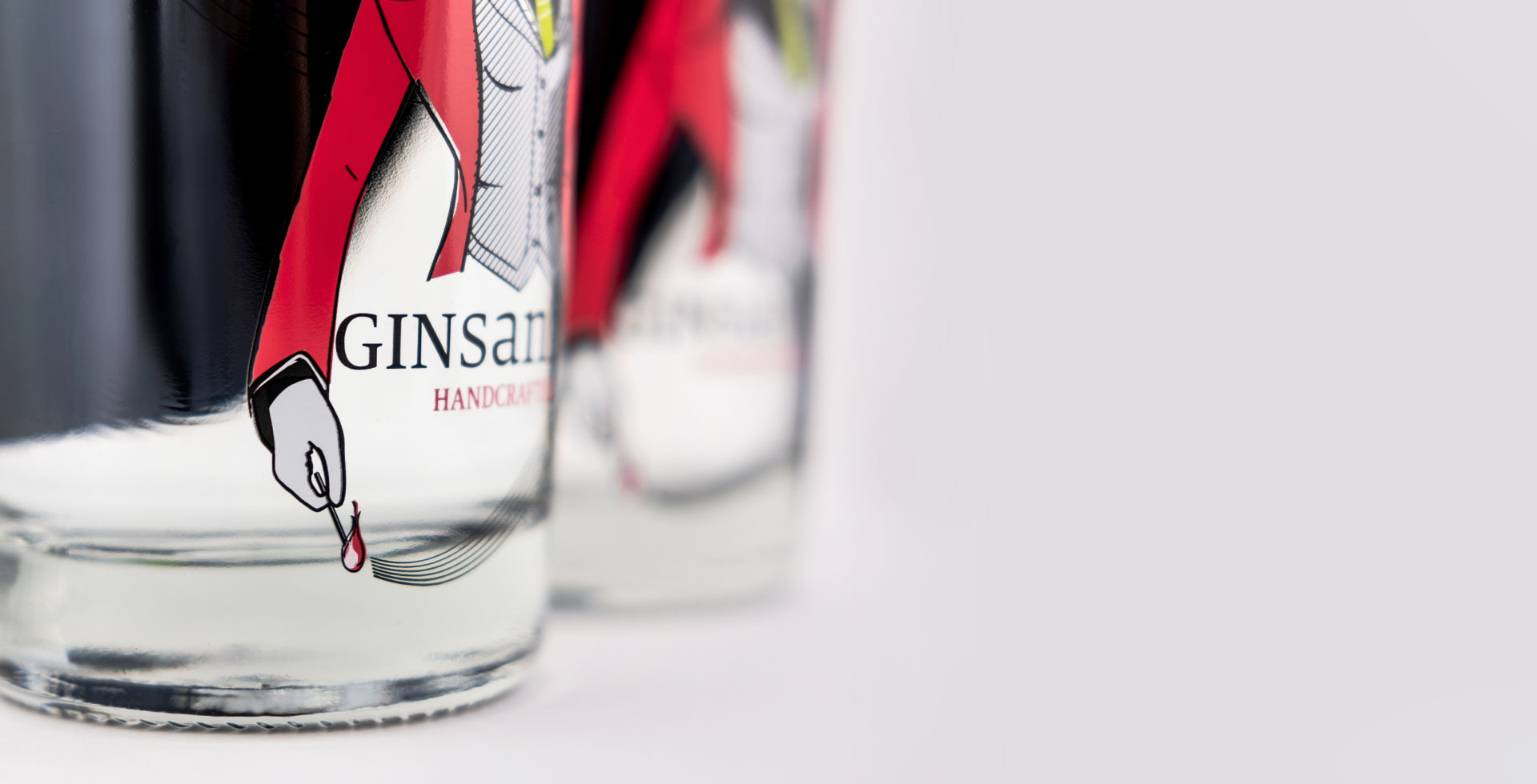 Labeldesign für Gin-Hersteller